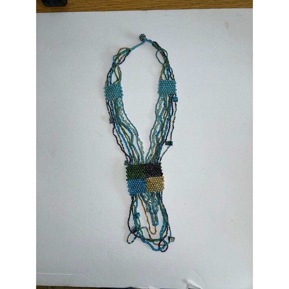 Vintage Multistrand Beaded Necklace